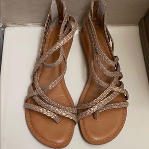 New Carlos Santana Rose Gold Sandals 9